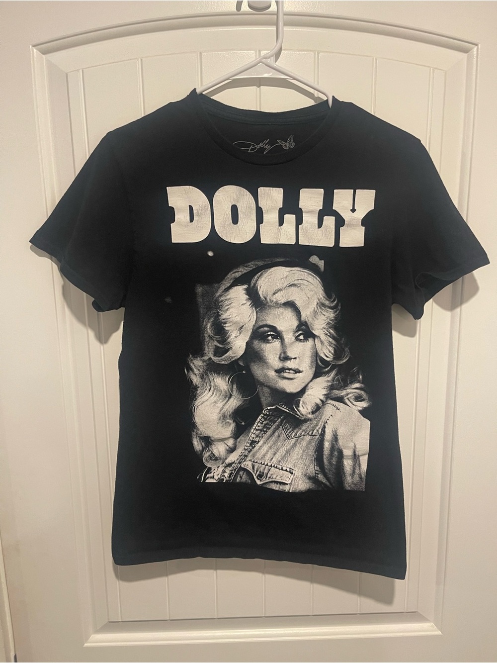 Dolly Parton Graphic Tee Black 100% Cotton Women’s S